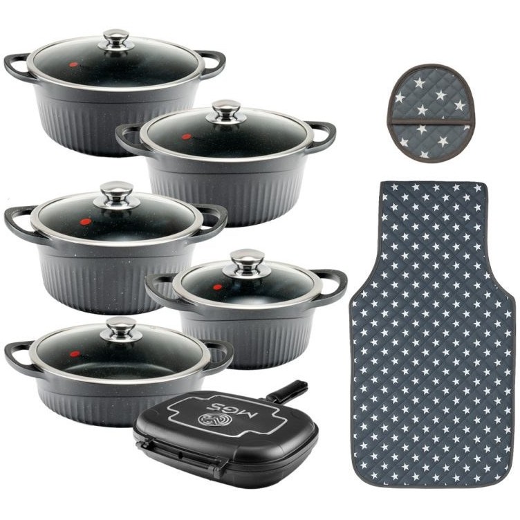 سرویس قابلمه ۱۵ پارچه MGS سرویس قابلمه ۱۵ پارچه MGS